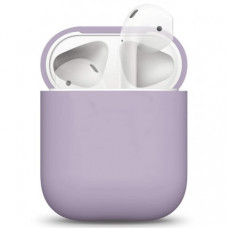 Чехол Ultra Slim Silicone Case для Apple AirPods Lavender Gray