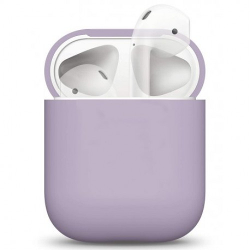 Купить Чехол Ultra Slim Silicone Case для Apple AirPods Lavender Gray