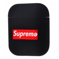 Чехол Ultra Slim Silicone Case для Apple AirPods Supreme Black