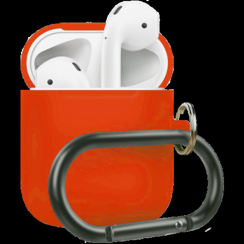 Купить Чехол Silicone Case для Apple AirPods 2 with Carbine Spicy Orange