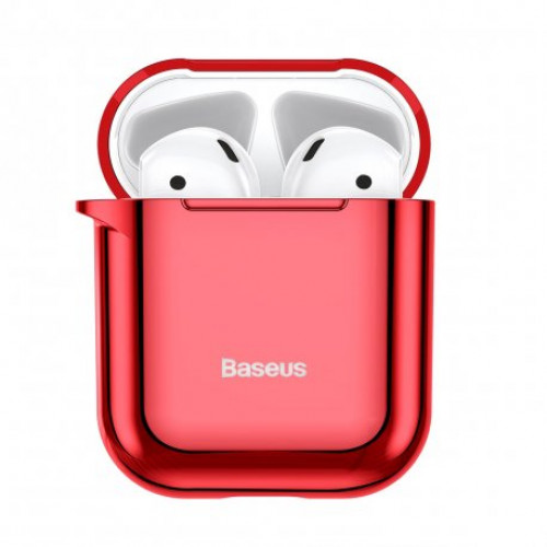 Купить Чехол Baseus Shining Hook Case для Apple AirPods 1/2 Red