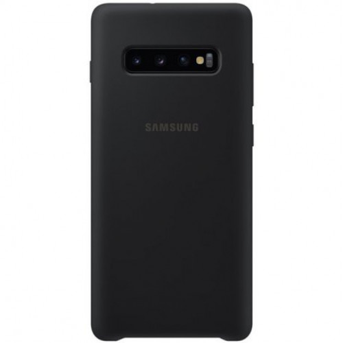 Купить Накладка Silicone Cover для Samsung Galaxy S10 Plus Black (EF-PG975TBEGRU)