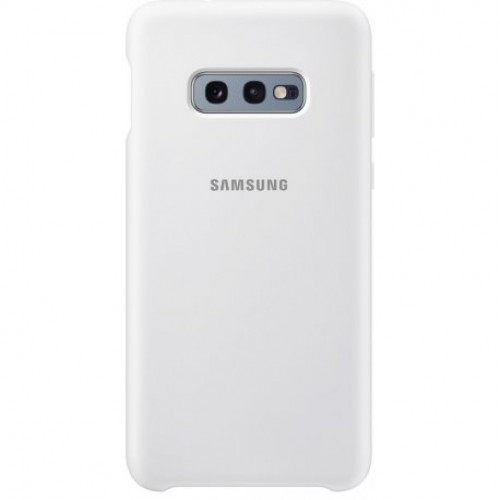 Купить Накладка Silicone Cover для Samsung Galaxy S10e White (EF-PG970TWEGRU)