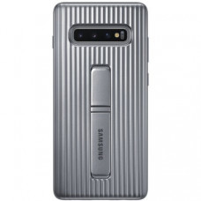 Чехол Protective Standing Cover для Samsung Galaxy S10 Plus Silver (EF-RG975CSEGRU)