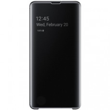 Чехол Clear View Cover для Samsung Galaxy S10 Plus Black (EF-ZG975CBEGRU)