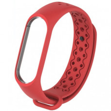 Ремешок Strap для фитнес-браслета Xiaomi Mi Band 3/4 Red