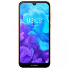 Huawei Y5 2019 Brown Faux Leather