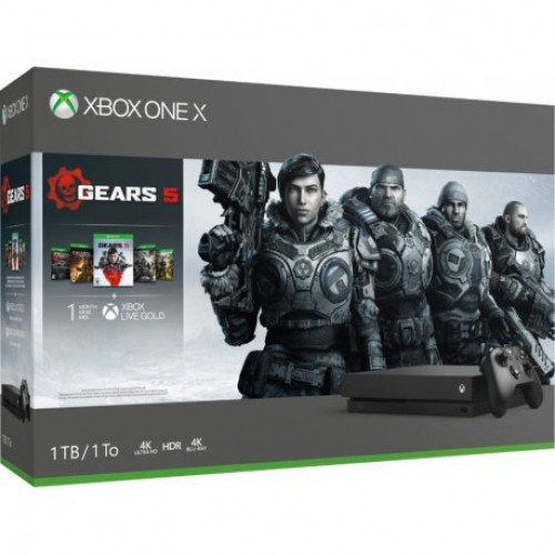 Купить Microsoft Xbox One X 1TB + Gears 5