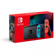Nintendo Switch with Neon Red and Neon Blue Joy-Con (Обновлённая версия) HAC-001(-01)