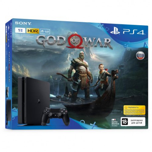 Купить Sony PlayStation 4 Slim 1TB + God of War (2018)