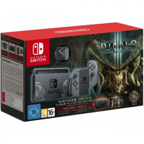 Купить Nintendo Switch Diablo III Limited Edition + Чехол Diablo III + Игра Diablo III: Eternal Collection
