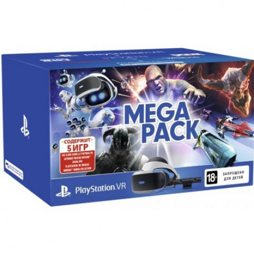 Купить Очки виртуальной реальности Sony PlayStation VR + 5 игр (MegaPack)