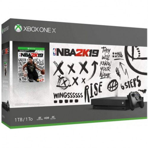 Купить Microsoft Xbox One X 1TB + NBA 2K19