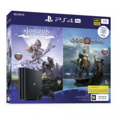 Sony PlayStation 4 Pro 1Tb Black + God of War + Horizon Zero Dawn. Complete Edition