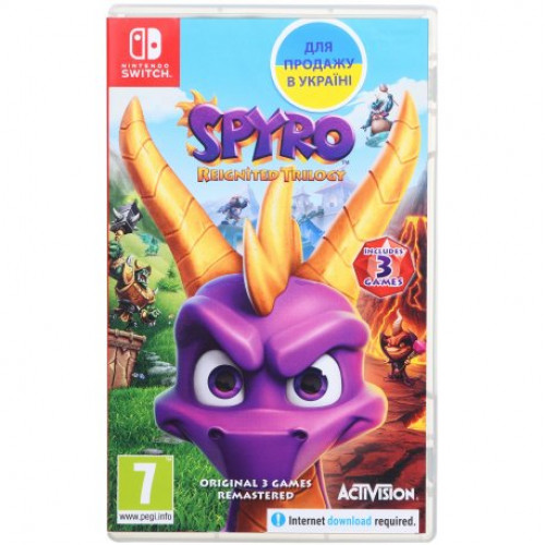 Купить Игра Spyro Reignited Trilogy (Nintendo Switch, Английская версия)