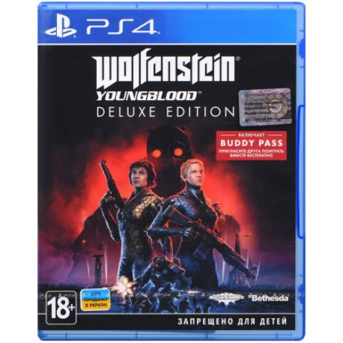 Купить Игра Wolfenstein: Youngblood. Deluxe Edition (PS4, Русская версия)
