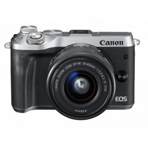 Купить Canon EOS M6 15-45 IS STM Silver (1724C043)