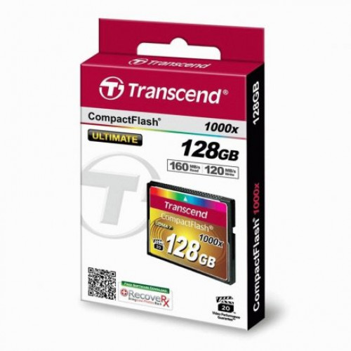 Купить Карта памяти Transcend CompactFlash 128GB 1000x (TS128GCF1000)