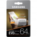 Купить Карта памяти Samsung microSDHC 64GB EVO UHS-I U3 Class 10 (MB-MP64GA/APC)