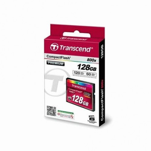 Купить Карта памяти Transcend CompactFlash 128GB 800x (TS128GCF800)