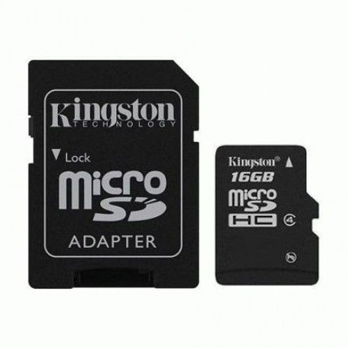 Купить Kingston MicroSD (TransFlash) 16Gb  Class 4