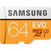Купить Карта памяти Samsung microSDHC 64GB EVO UHS-I U3 Class 10 (MB-MP64GA/APC)