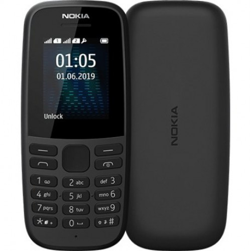 Купить Nokia 105 Dual Sim 2019 Black