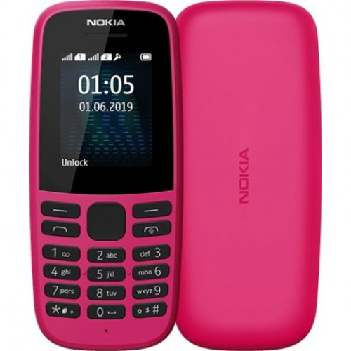 Купить Nokia 105 Dual Sim 2019 Pink