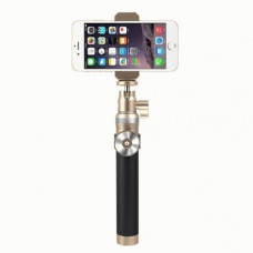 Телескопический монопод King Kong Selfie 91cm Bluetooth для селфи (BR12B) Gold