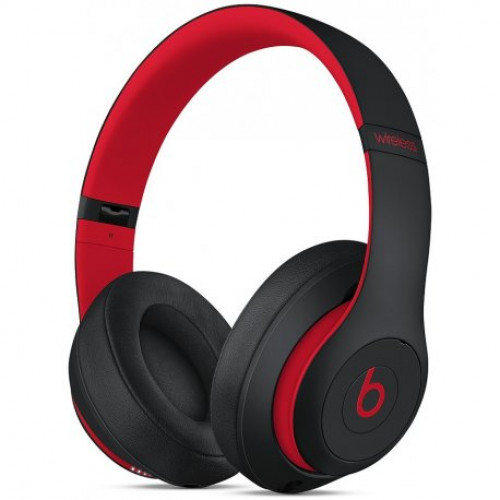 Купить Beats Studio3 Wireless Over-Ear Headphones Matte Black-Red (MRQ82)