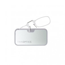 Очки для чтения Thinoptics 1.50 Прозрачные + Чехол серебряный метал (1.5CWMS)