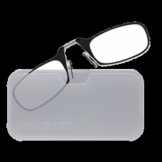 Очки для чтения Thinoptics +1.50 Черные + Чехол универсальный Прозрачный (1.5BWUP)
