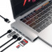Купить USB-хаб Satechi Aluminum Type-C Pro Hub Adapter Silver (ST-CMBPS)