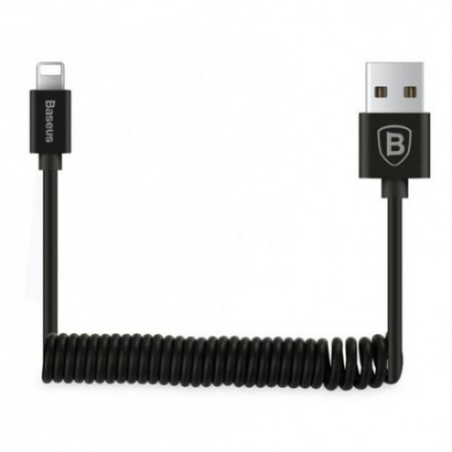 Купить Кабель Baseus Elastic Cable Lightning – USB 1.6 м 1.8A Black (BEL160_Black)