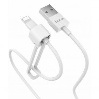 Кабель Hoco X31 2 in 1 Lightning Cable 1m White