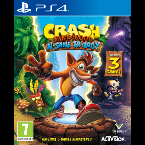 Купить Игра Crash Bandicoot N. Sane Trilogy (PS4). Уценка!