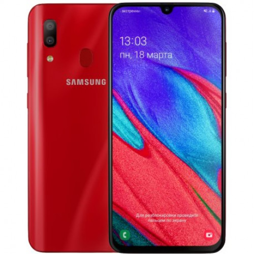 Купить Samsung Galaxy A40 4/64GB Red (SM-A405FZRDSEK) + 460 грн на пополнение счета в подарок!