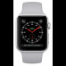 Купить Apple Watch Series 3 38mm (GPS+LTE) Silver Aluminum Case with Fog Sport Band (MQJN2)