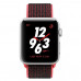 Купить Apple Watch Series 3 Nike+ 42mm (GPS+LTE) Silver Aluminum Case with Bright Crimson/Black Nike Sport Loop (MQLE2)