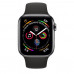 Купить Apple Watch Series 4 40mm (GPS+LTE) Black Stainless Steel Case with Black Sport Band (MTVL2/MTUN2)