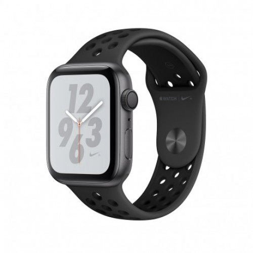 Купить Apple Watch Series 4 Nike+ 44mm (GPS) Space Gray Aluminum Case with Anthracite/Black Nike Sport Band (MU6L2)