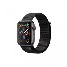 Apple Watch Series 4 40mm (GPS+LTE) Space Gray Aluminum Case with Black Sport Loop (MTVF2)