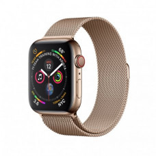 Apple Watch Series 4 44mm (GPS+LTE) Gold Stainless Steel Case with Gold Milanese Loop (MTX52/MTV82)