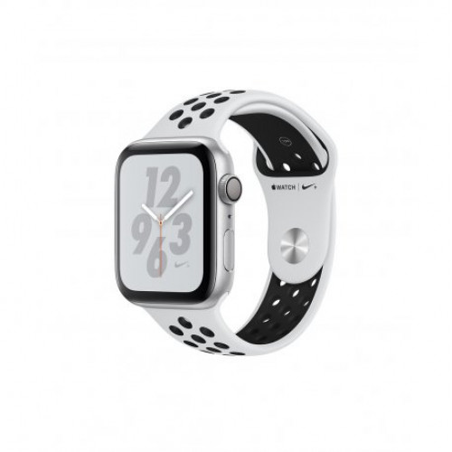 Купить Apple Watch Series 4 Nike+ 40mm (GPS) Silver Aluminum Case with Pure Platinum/Black Nike Sport Band (MU6H2)