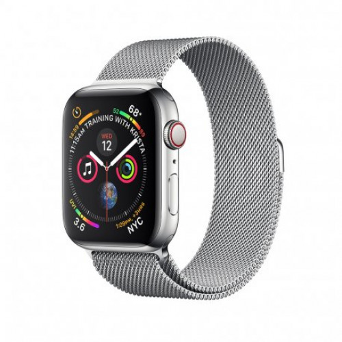 Купить Apple Watch Series 4 44mm (GPS+LTE) Stainless Steel Case with Milanese Loop (MTX12/MTV42)