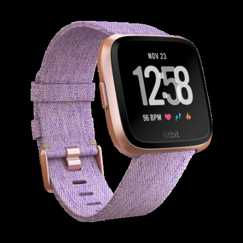 Купить Смарт часы Fitbit Versa Fitness Watch Special Edition Lavander Woven (FB505RGLV)