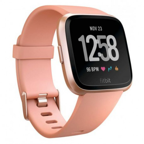 Купить Смарт часы Fitbit Versa Fitness Watch Peach/Rose Gold Aluminum (FB505RGPK)