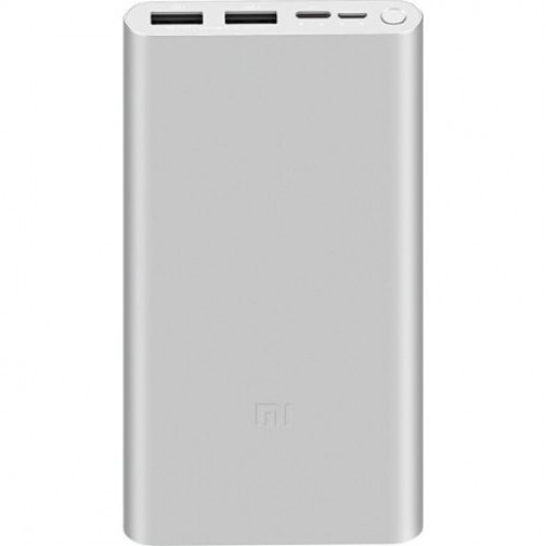 Купить Внешний аккумулятор Xiaomi Mi PowerBank 3 New 10000mAh Type-C Silver (PLM013ZM) (VXN4273GL)