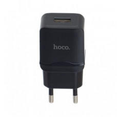 Сетевое зарядное устройство Hoco C27A Home Charger Solo USB 2.4A Black