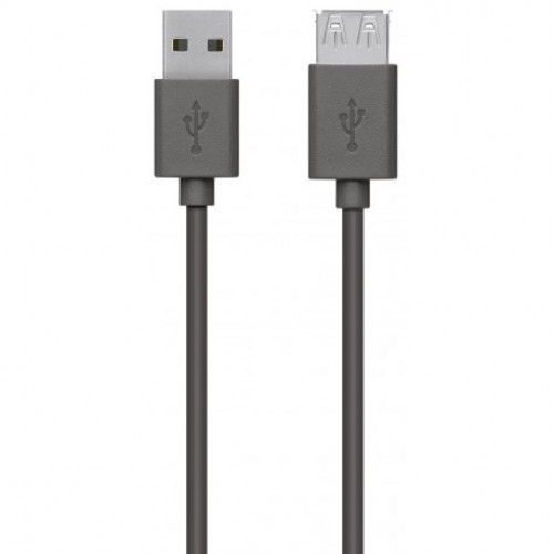 Купить Кабель Belkin USB 2.0 (AM/ AF) 1.8 м Black